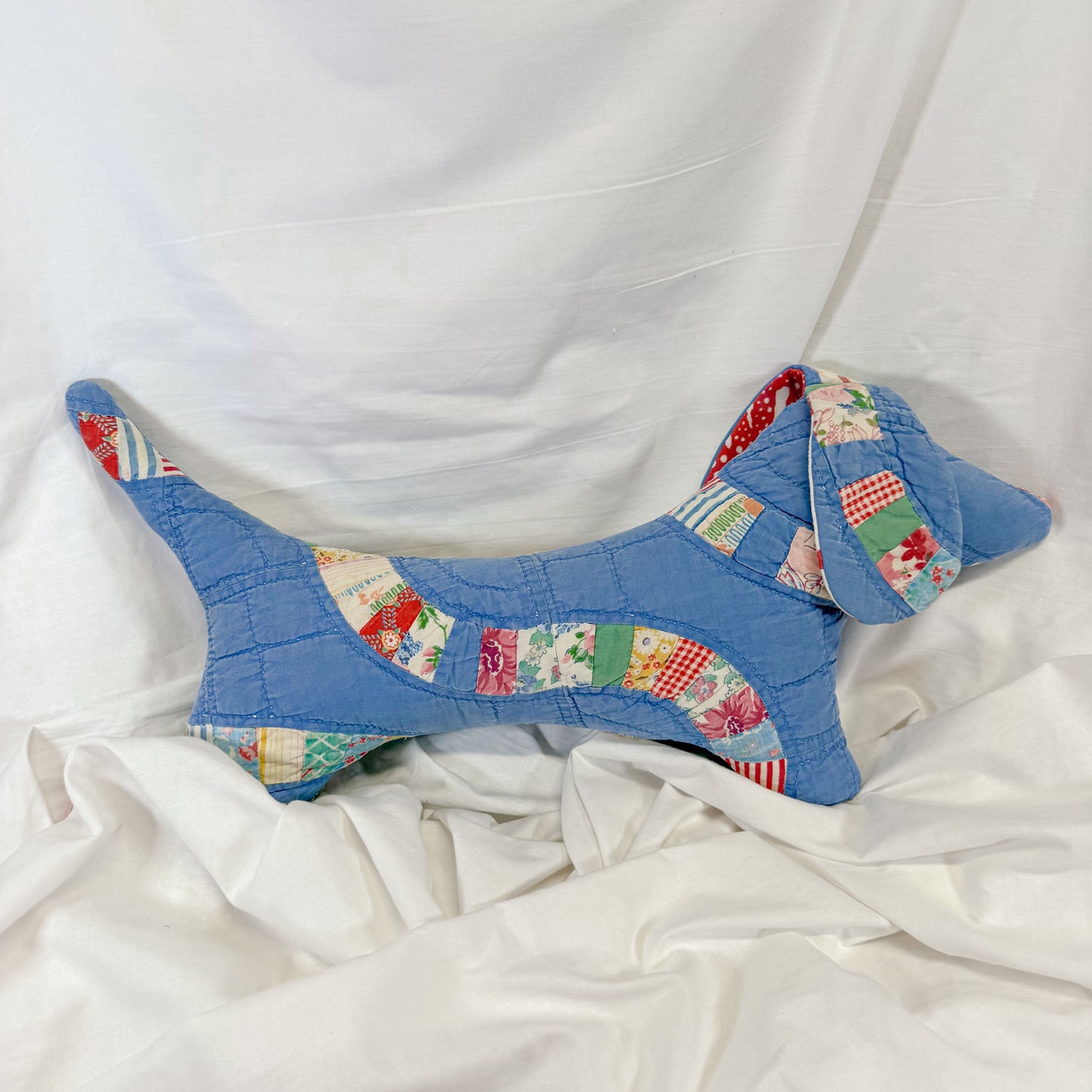 Quilted Dachshund Pillow