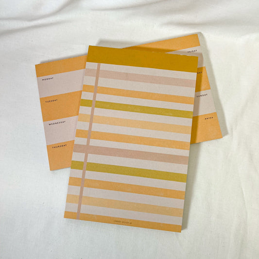 Striped Jumbo Notepad