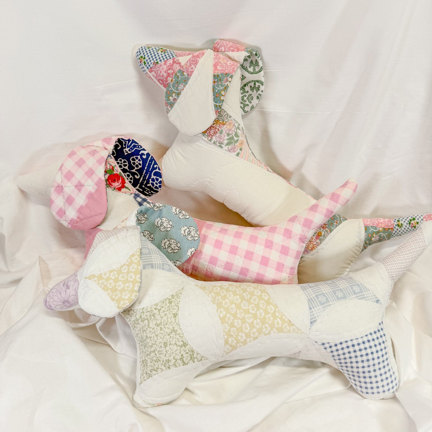 Quilted Dachshund Pillow