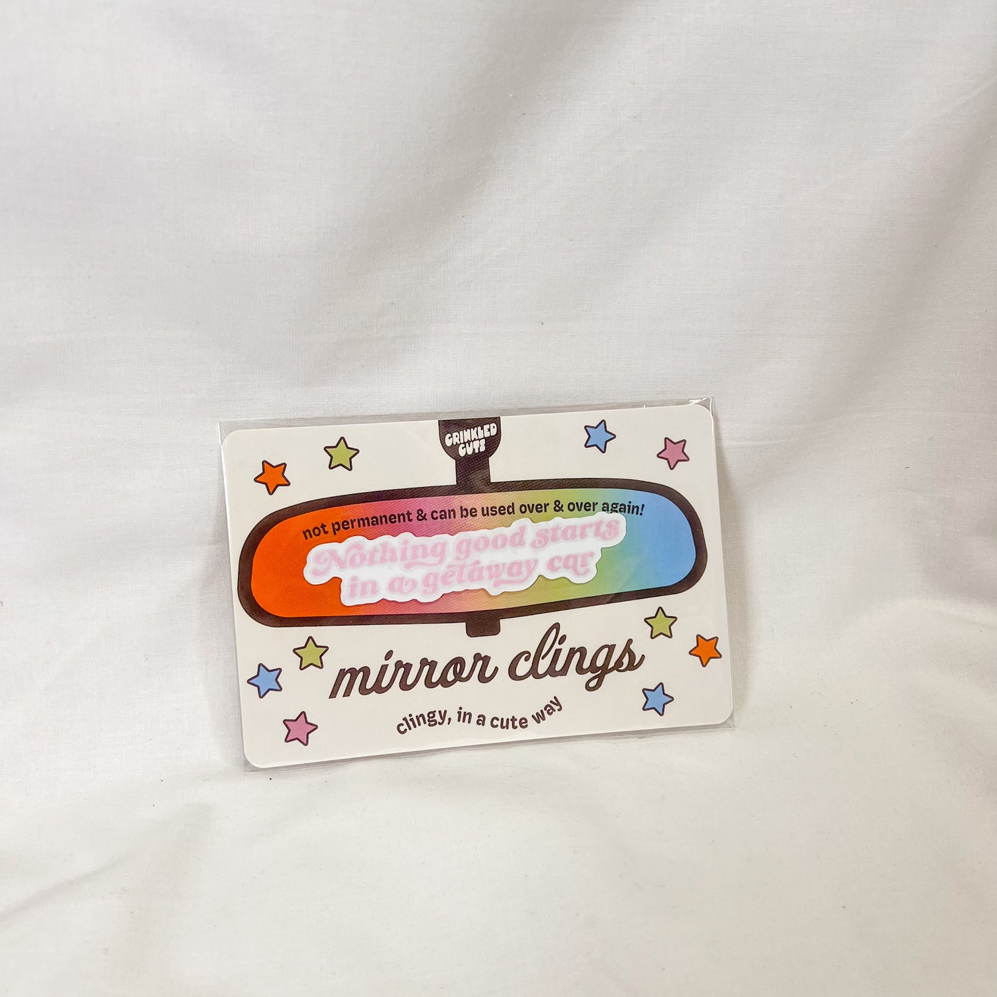 Getaway Car Mirror Cling