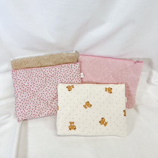 Handmade Quilted Travel Pouch