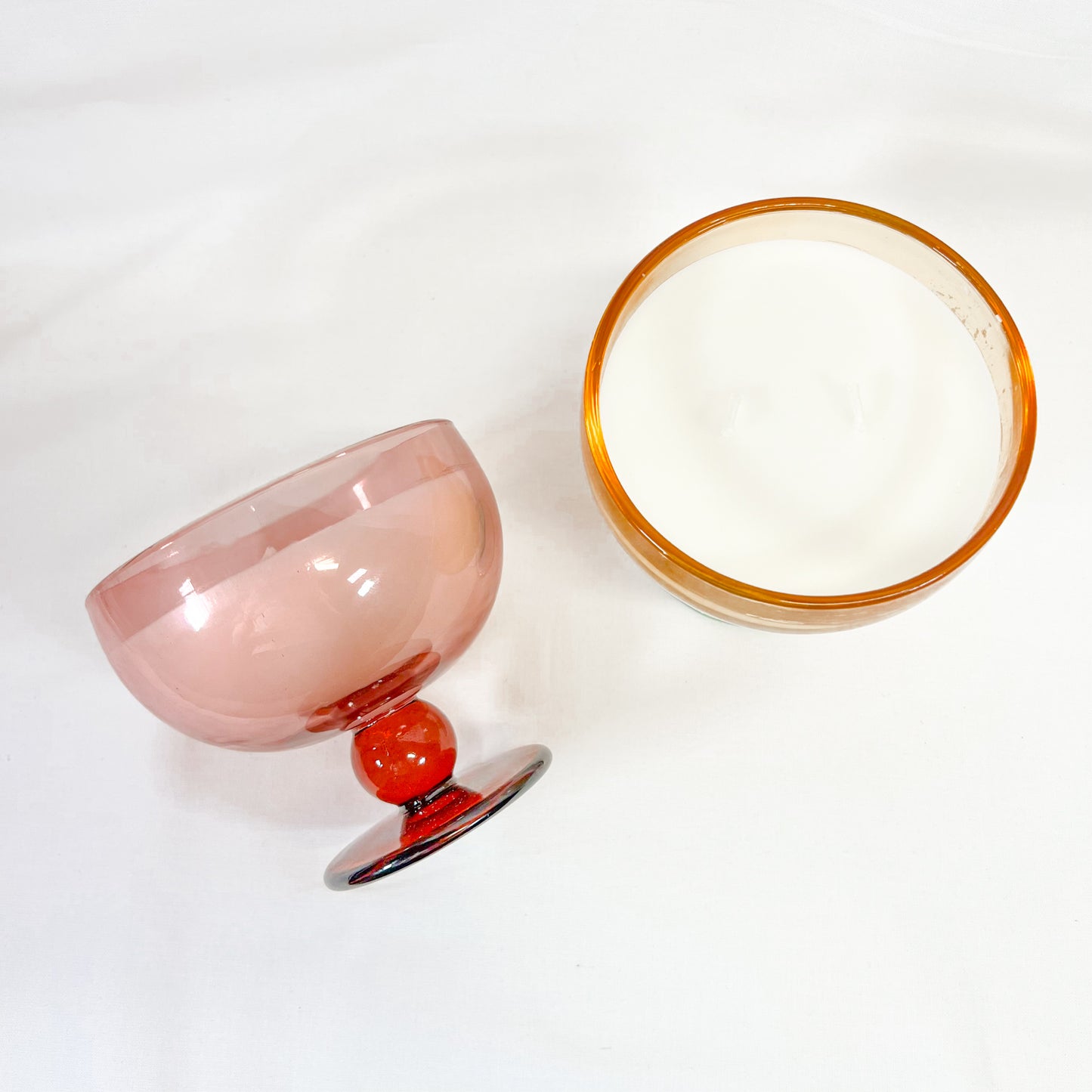 Vintage Glassware Candle