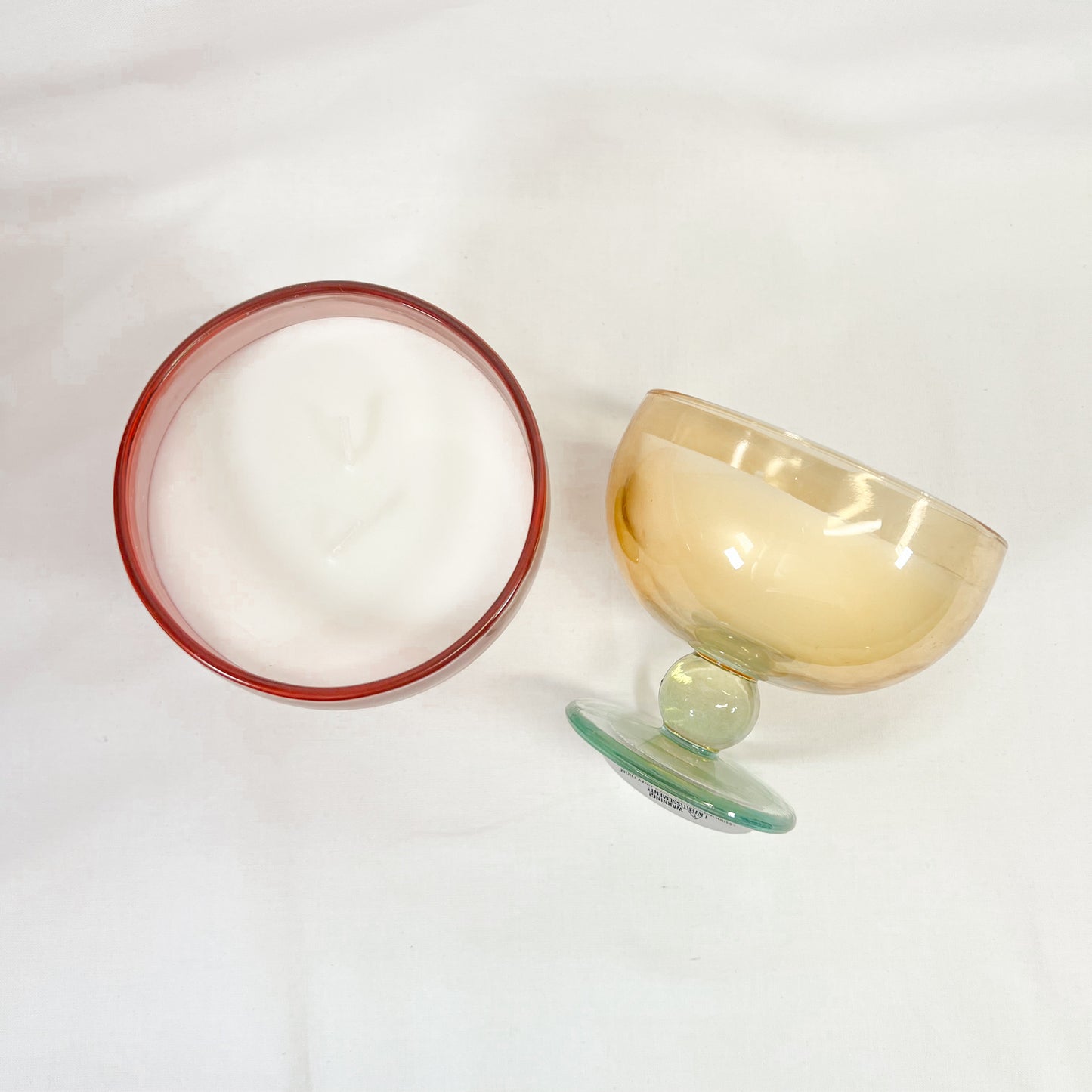 Vintage Glassware Candle