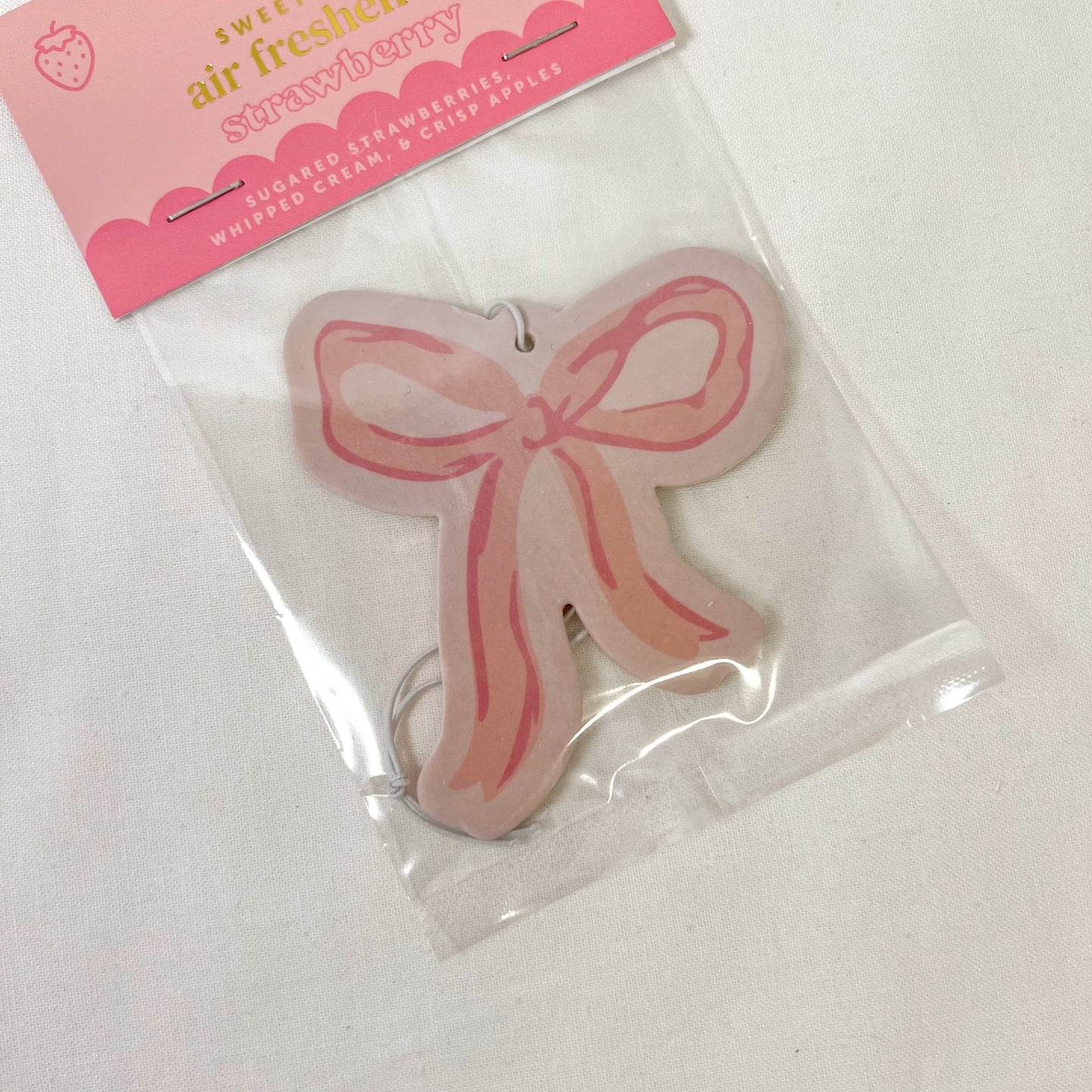 Girly Bow Car Air Freshener