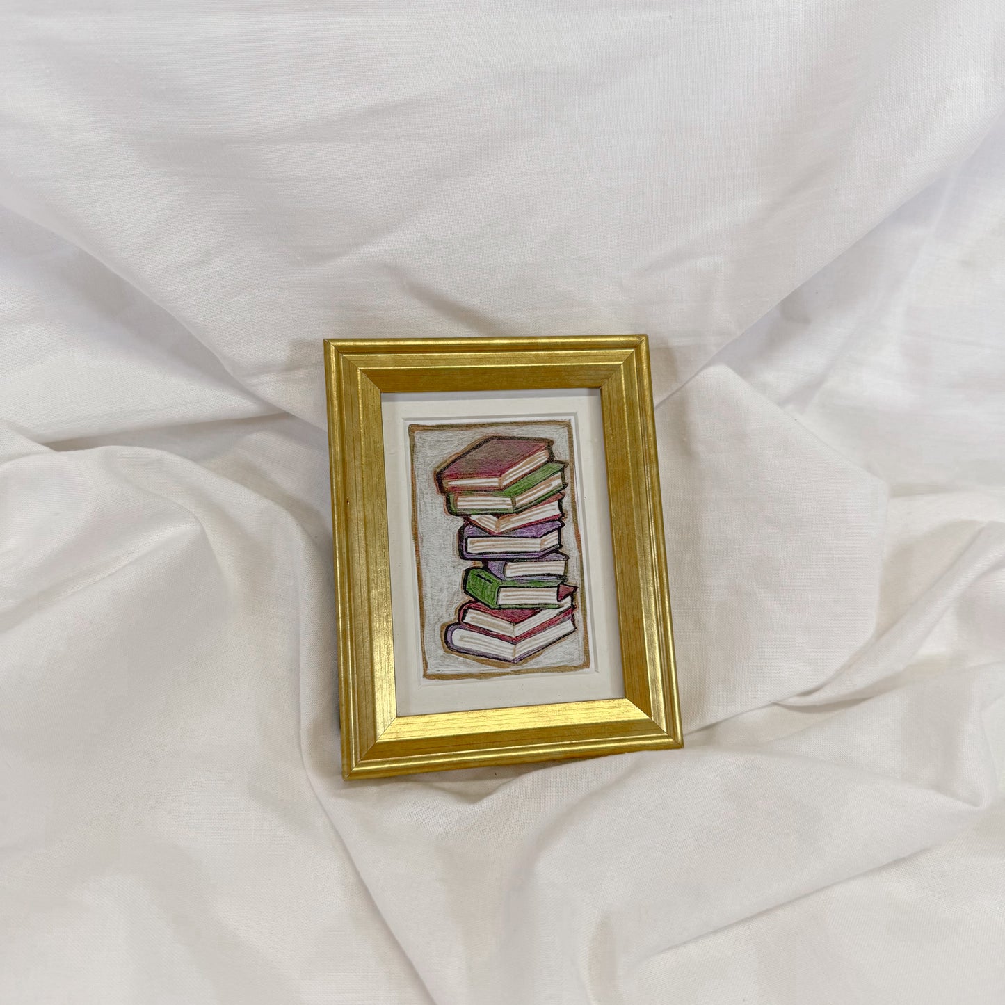 Books Mini Framed Wall Art