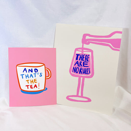 That's The Tea Wall Art Print