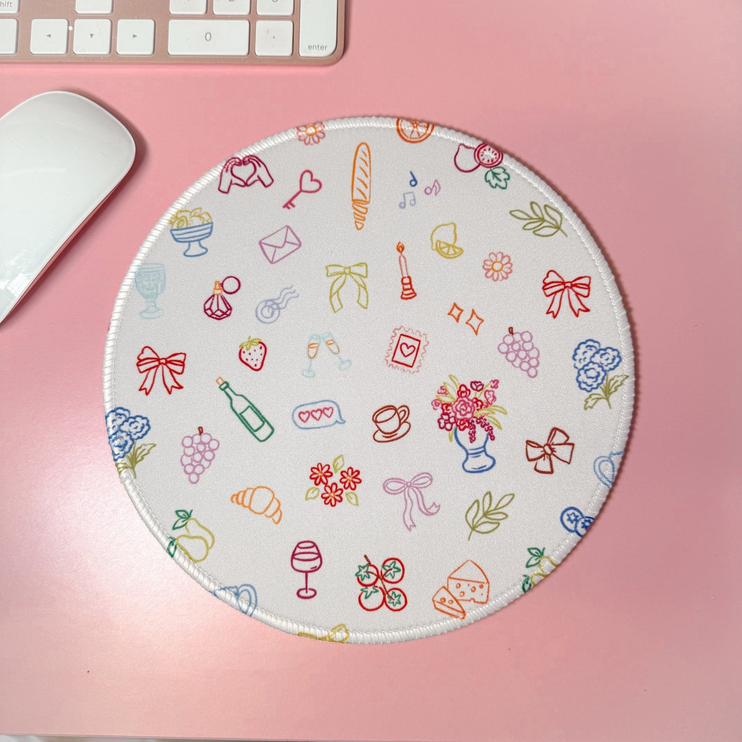 Girly Doodles Mousepad