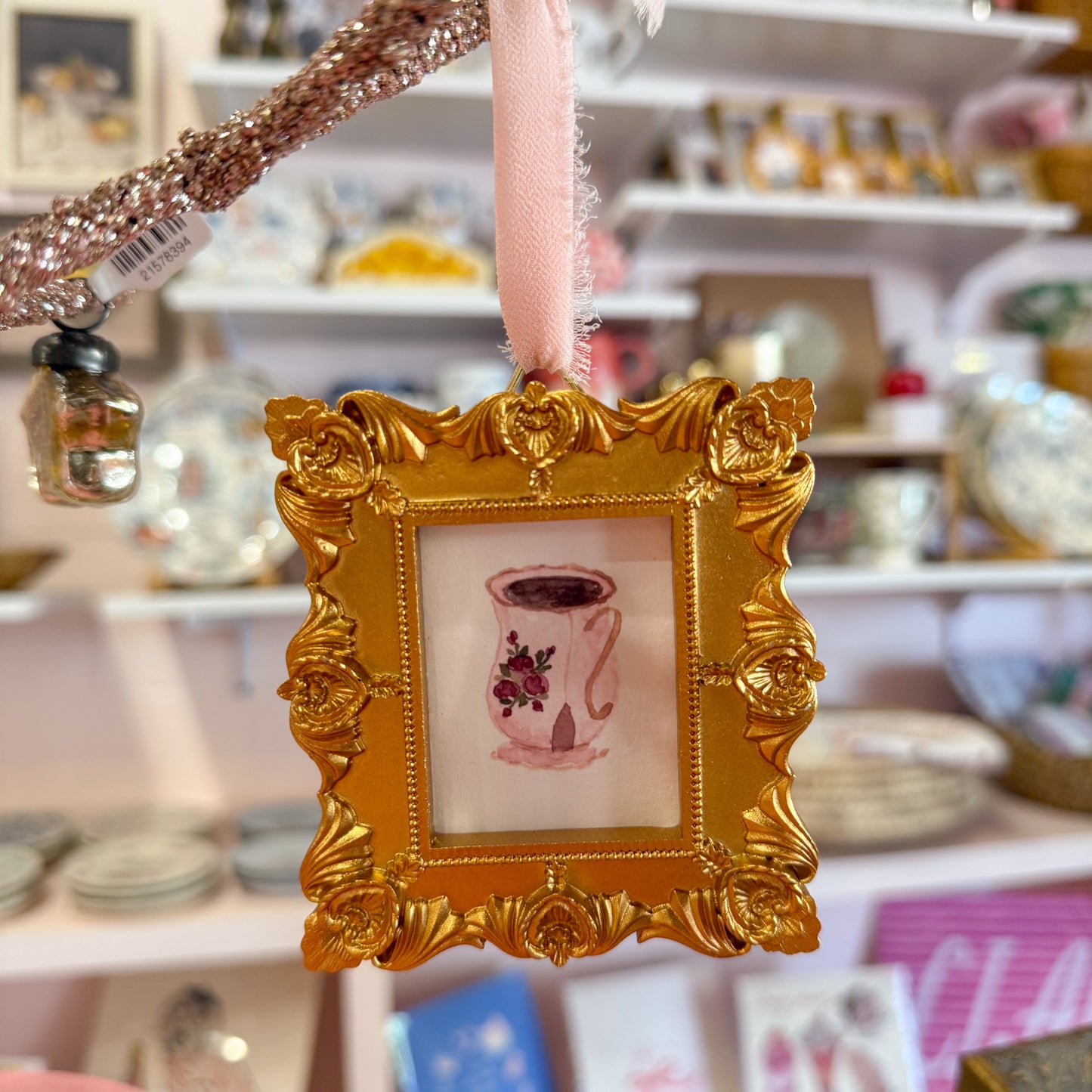 Gold Framed Art Ornament