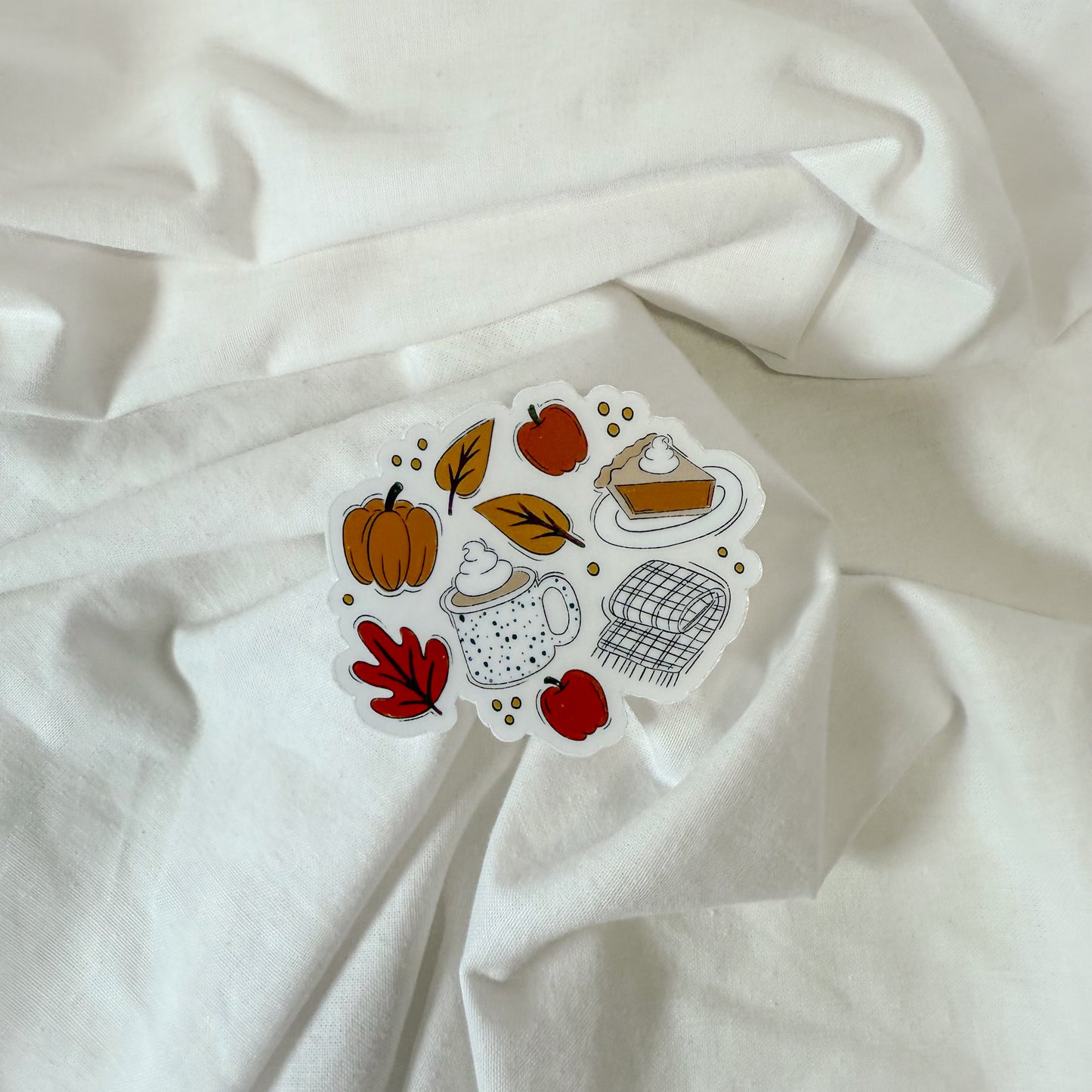 Fall Favorites Vinyl Sticker