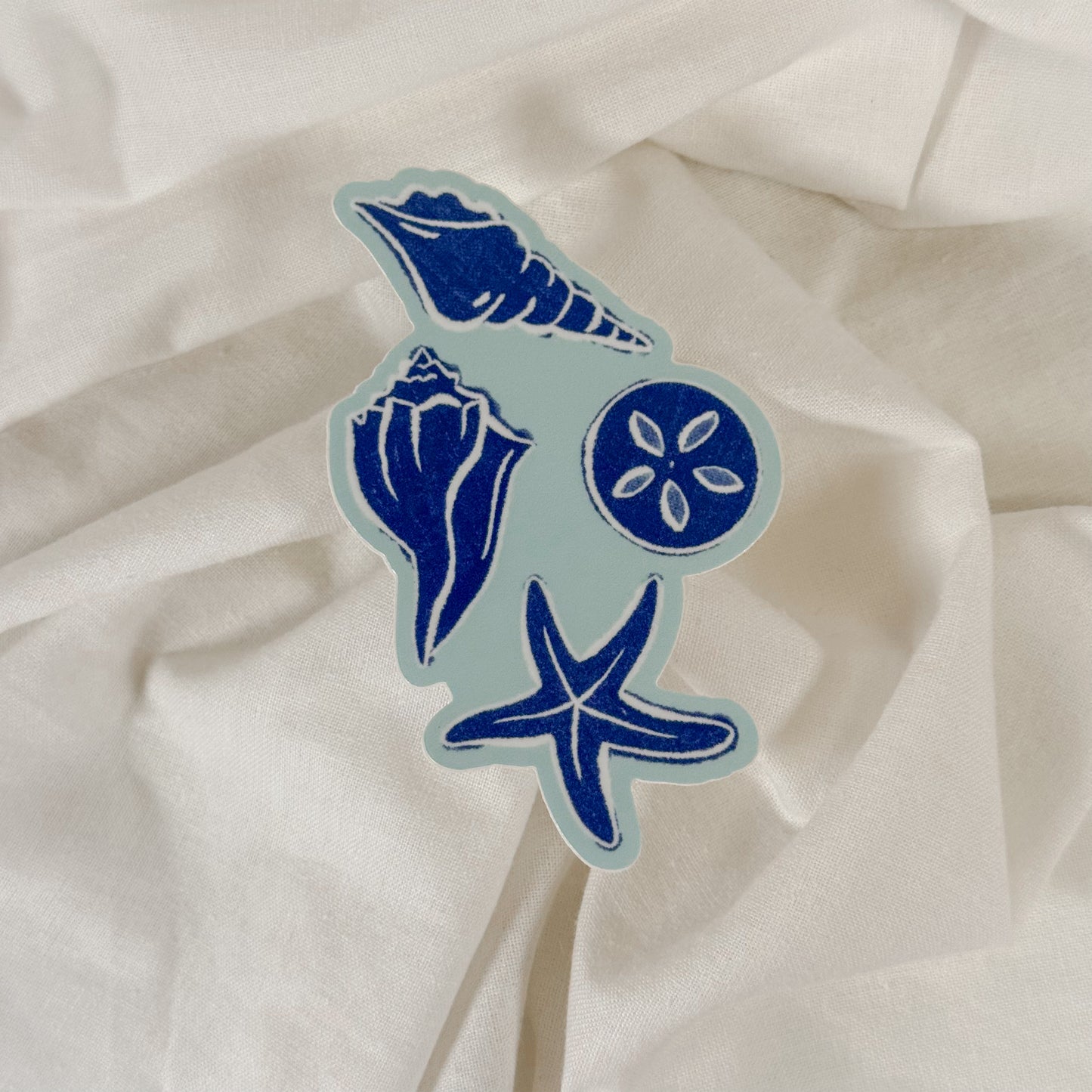 Blue Shell Collection Vinyl Sticker