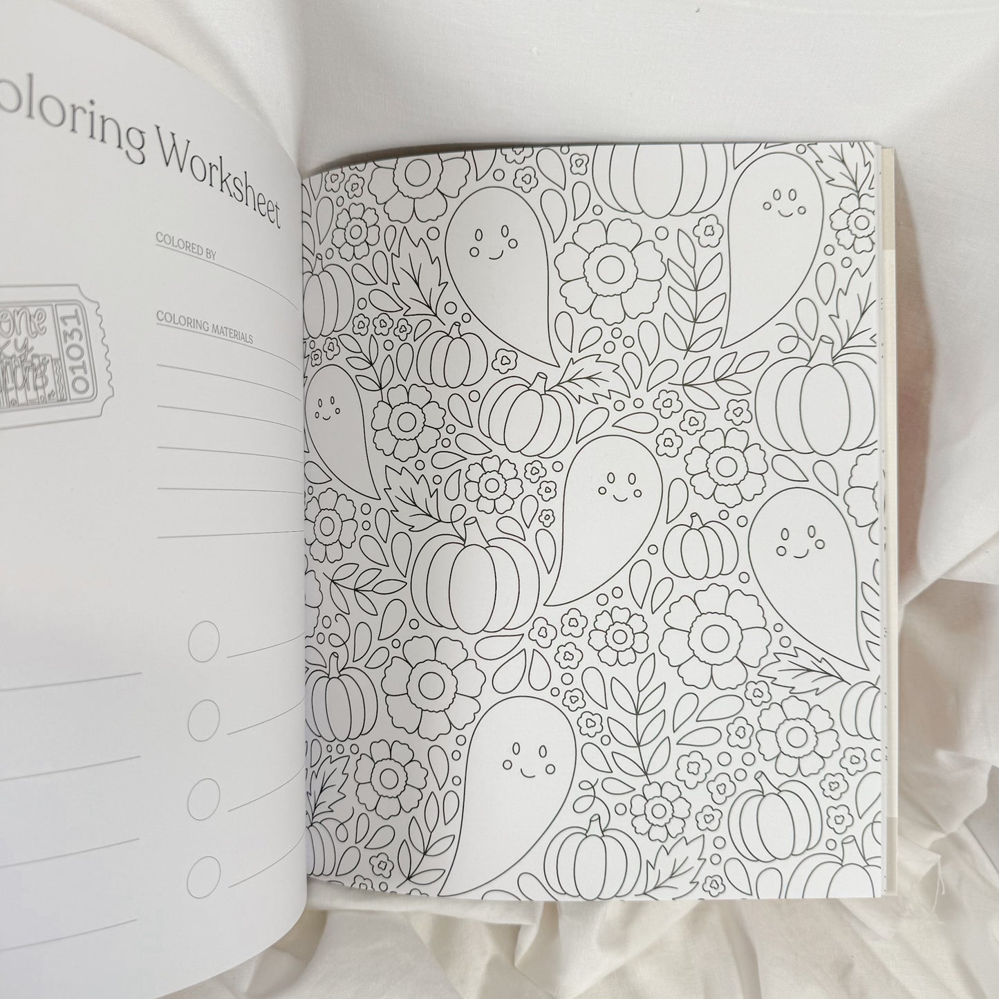 Sweet & Spooky Coloring Book