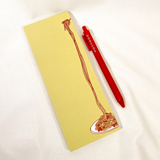 Spaghetti Pasta Notepad