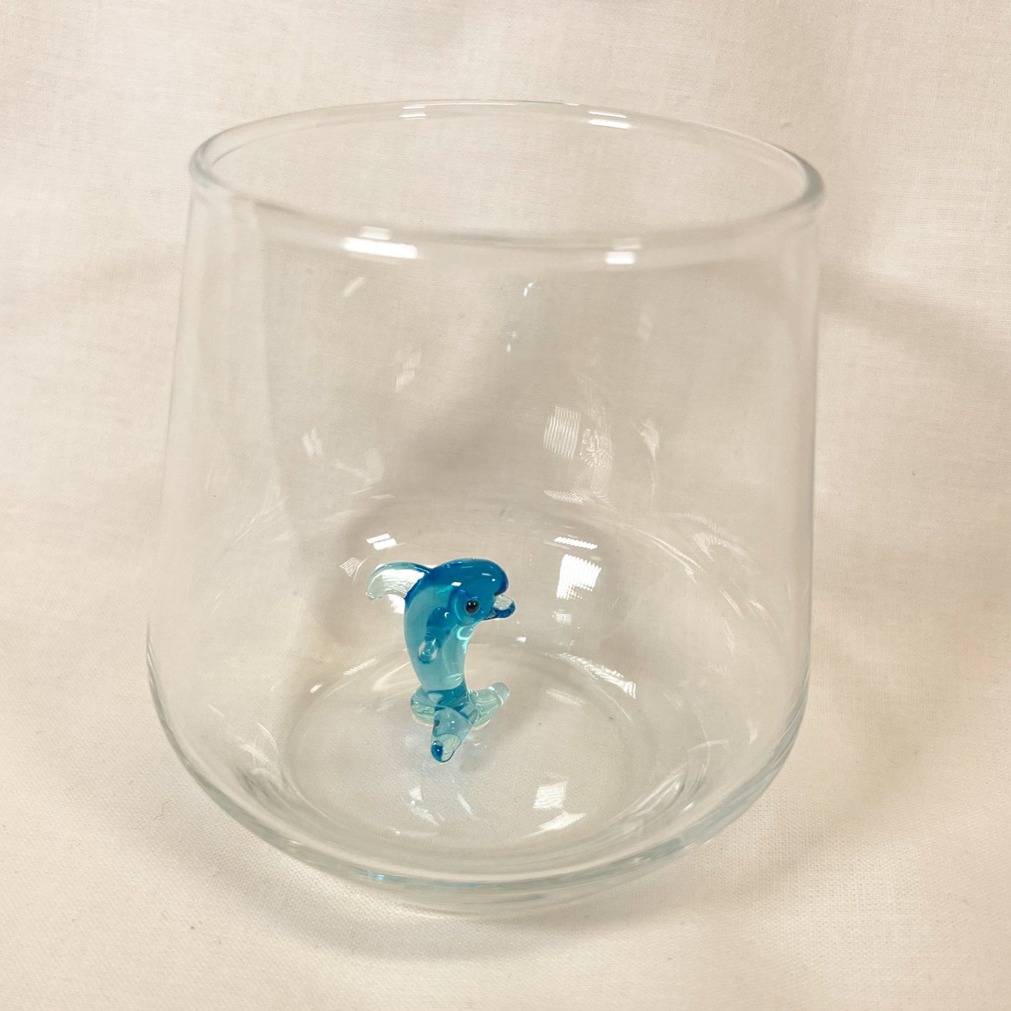 Dolphin Glass Cup