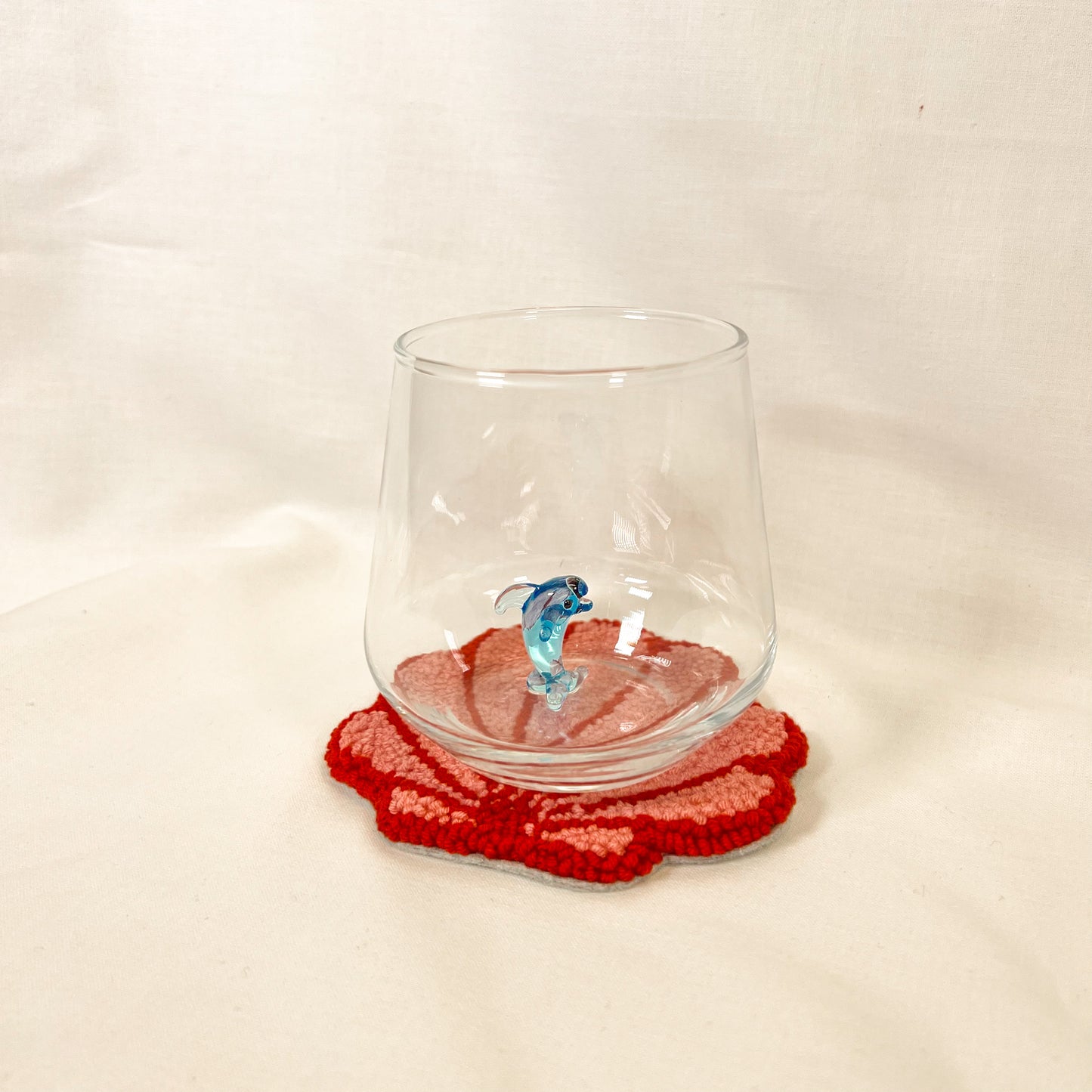 Dolphin Glass Cup