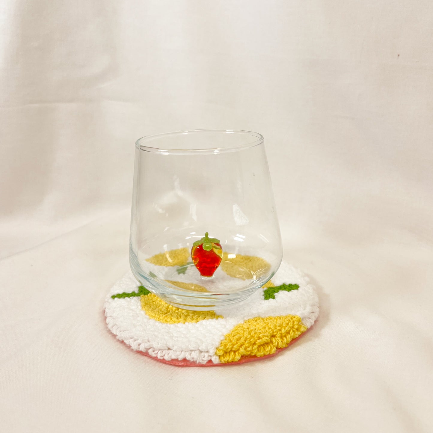 Strawberry Glass Cup