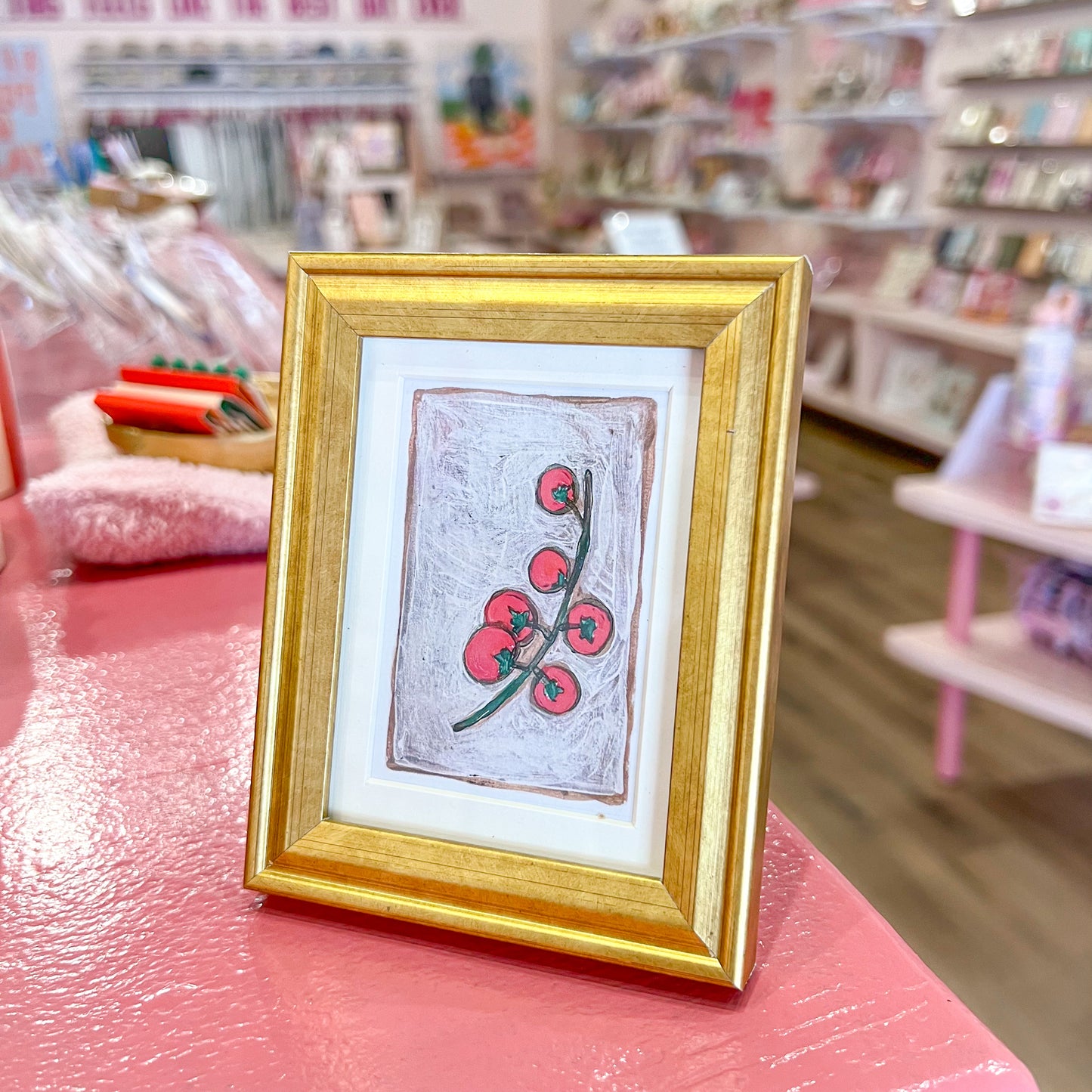 Tomato Vine Mini Framed Wall Art