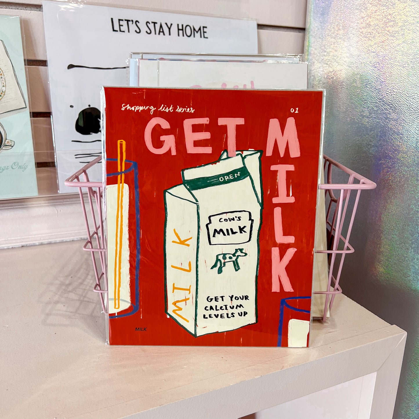 Get Milk Wall Art Print