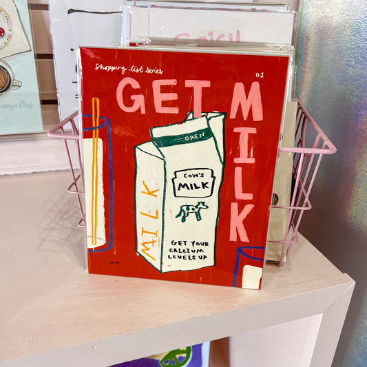 Get Milk Wall Art Print