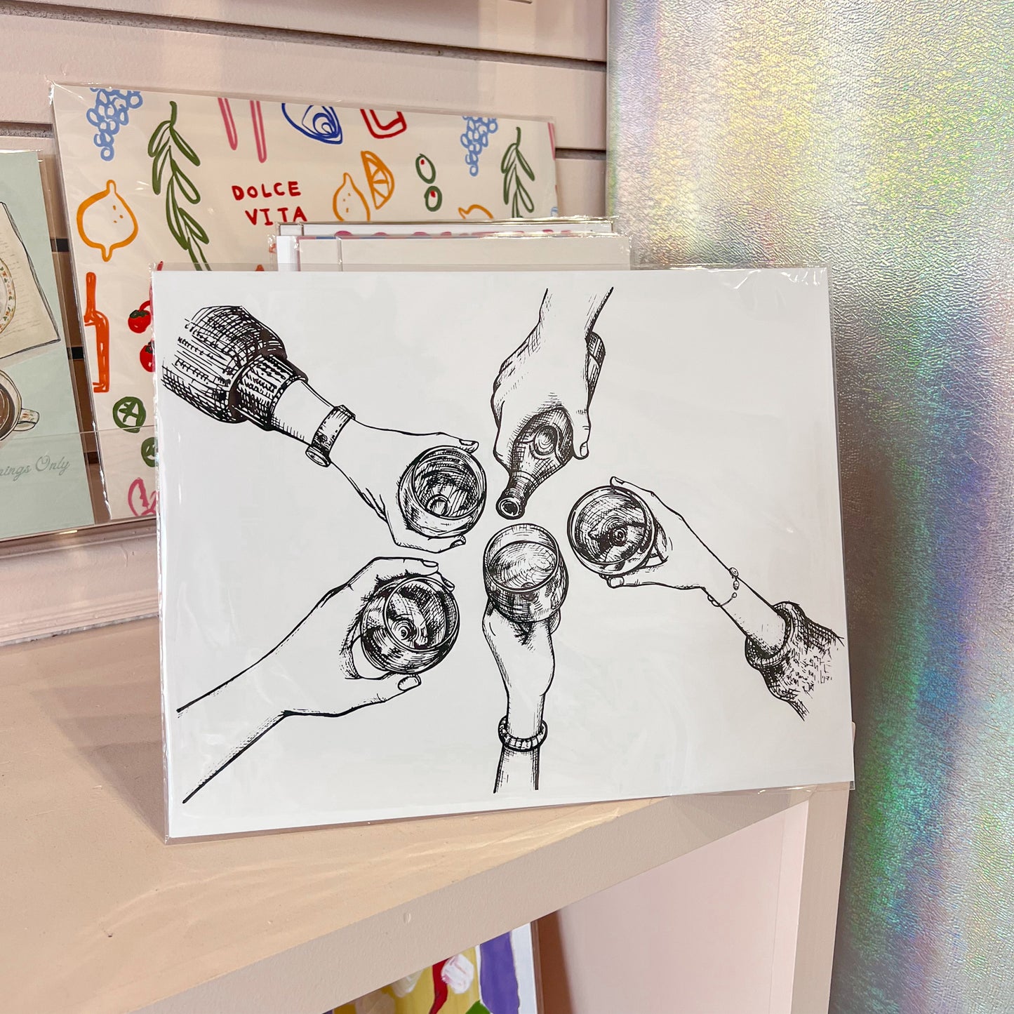 Cheers Wall Art Print