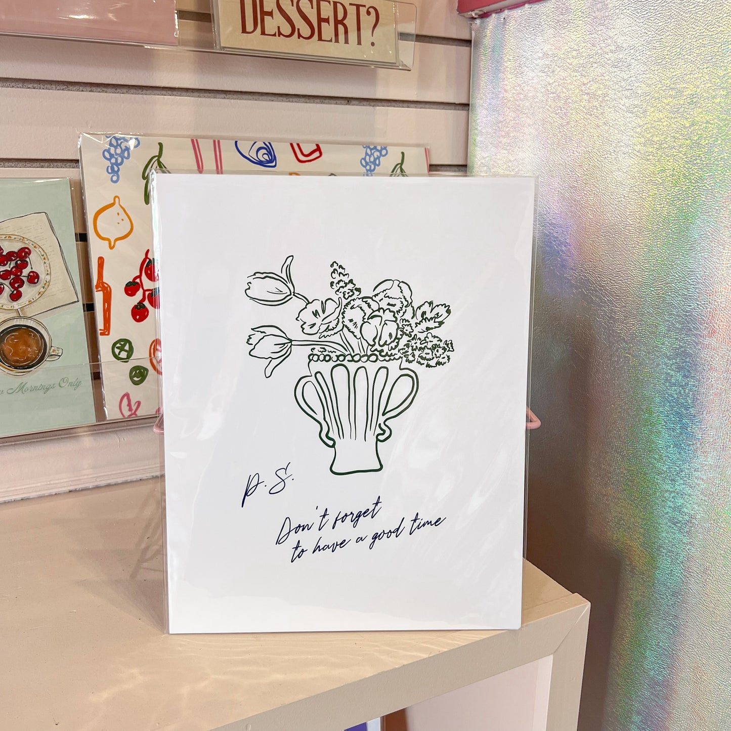 Good Time Bouquet Wall Art Print
