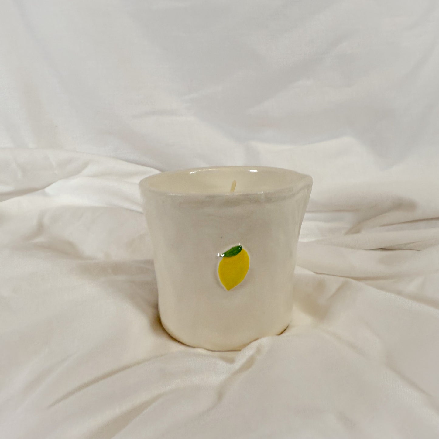 Lemon Ceramic Candle