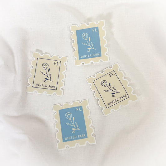 Winter Park Stamp Vinyl Sticker