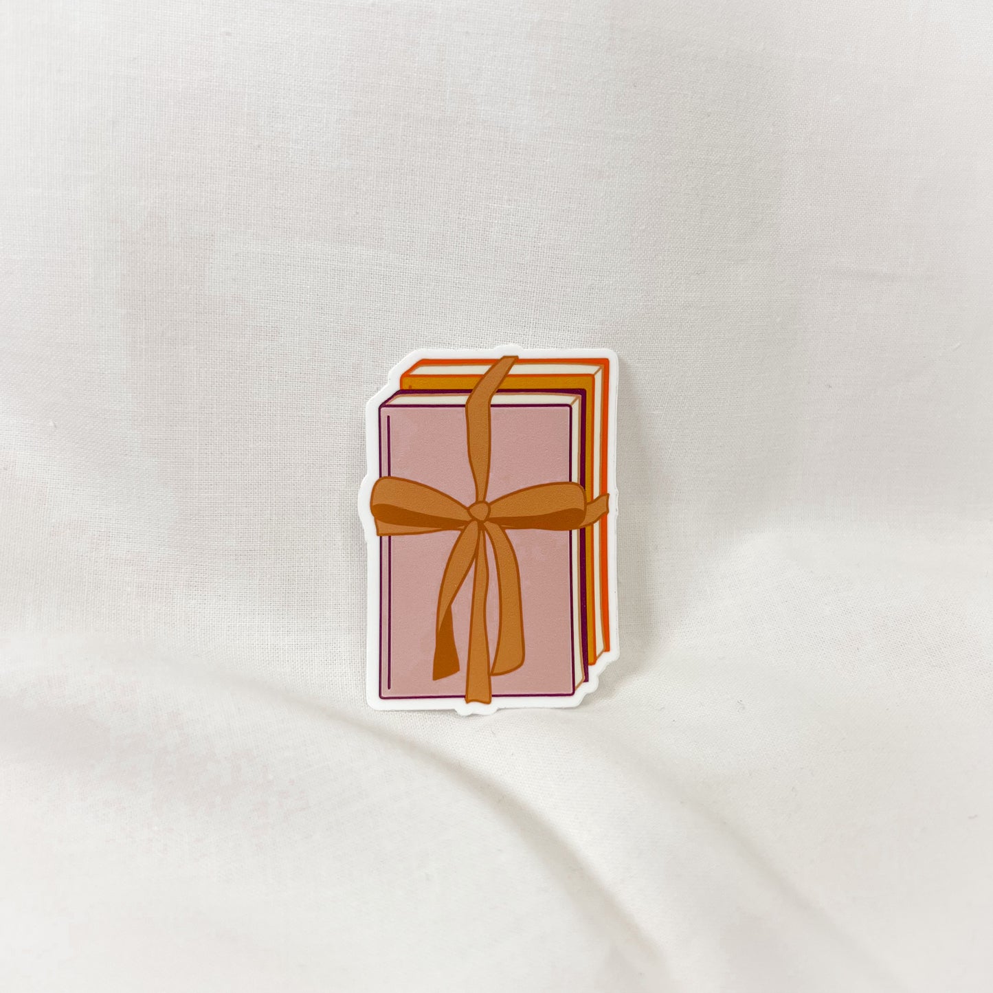 Book Stack Vinyl Sticker