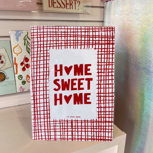 I Heart Home Sweet Home Wall Art Print