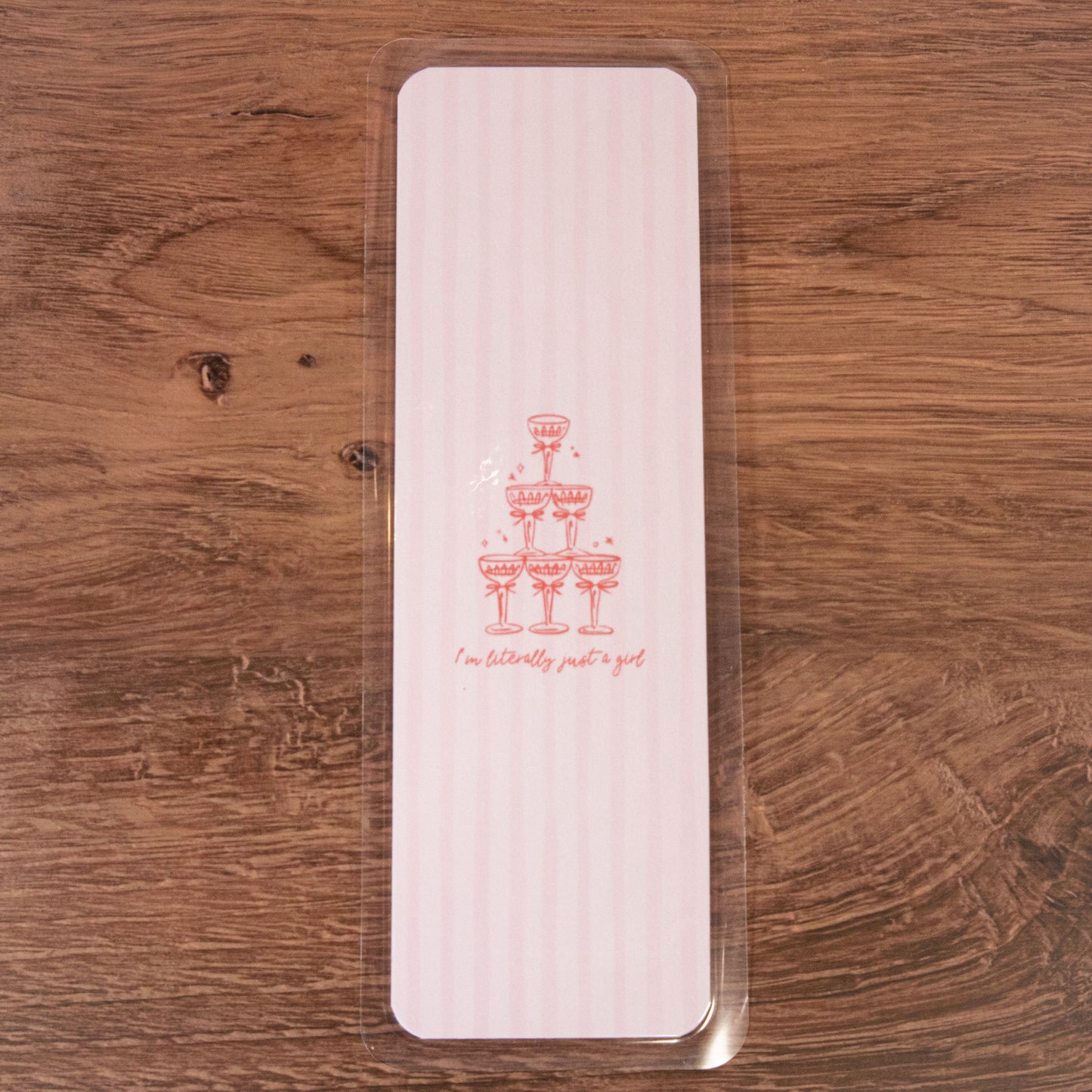 Just A Girl Bookmark