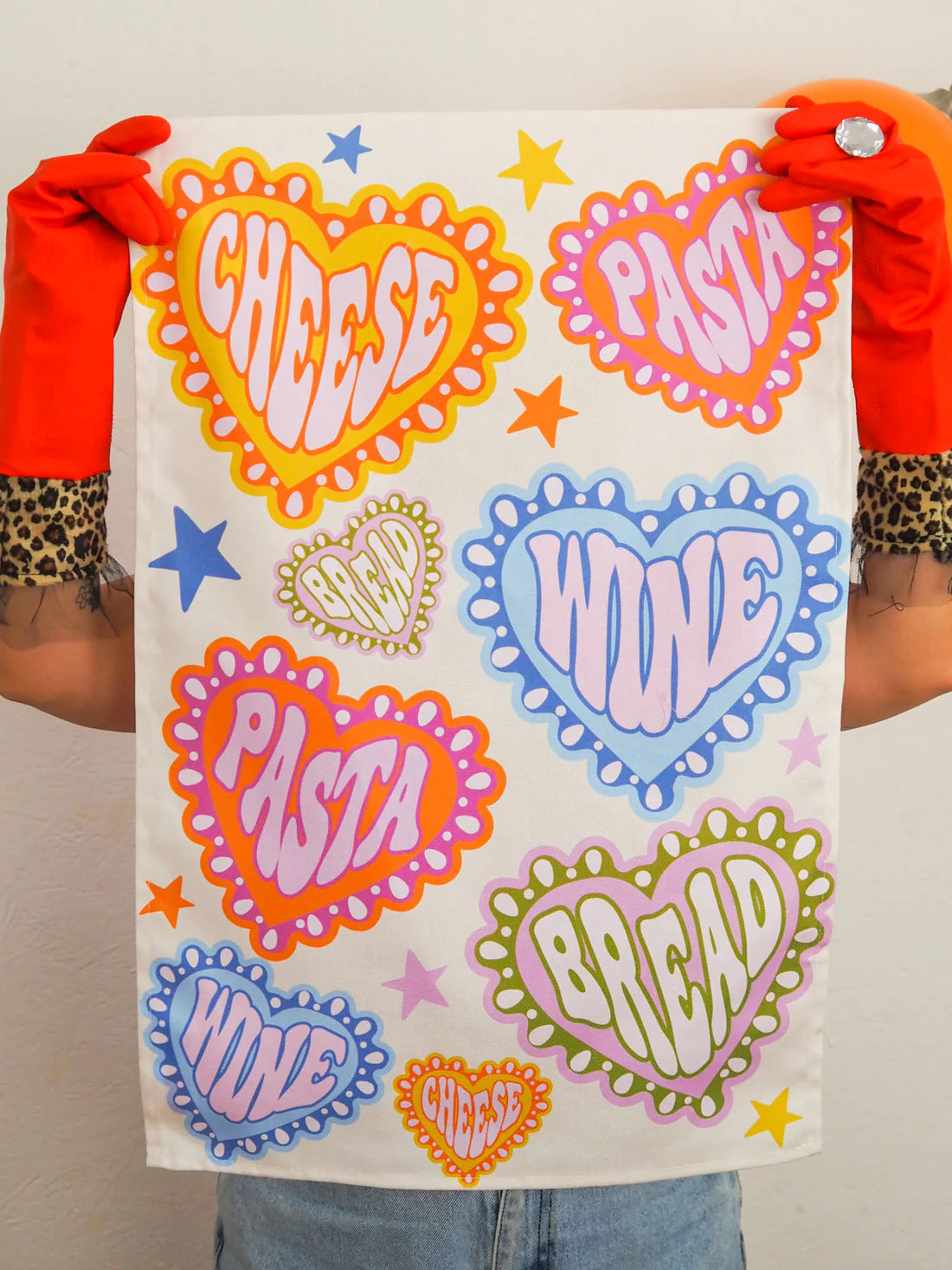 Favorite Foods Tea Towel