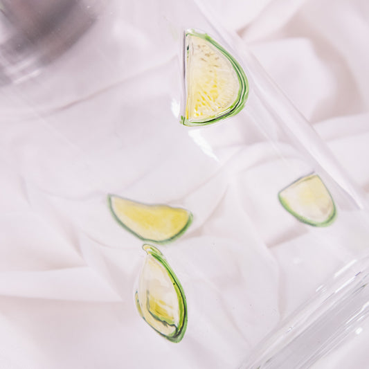Lime Glass Cocktail Shaker