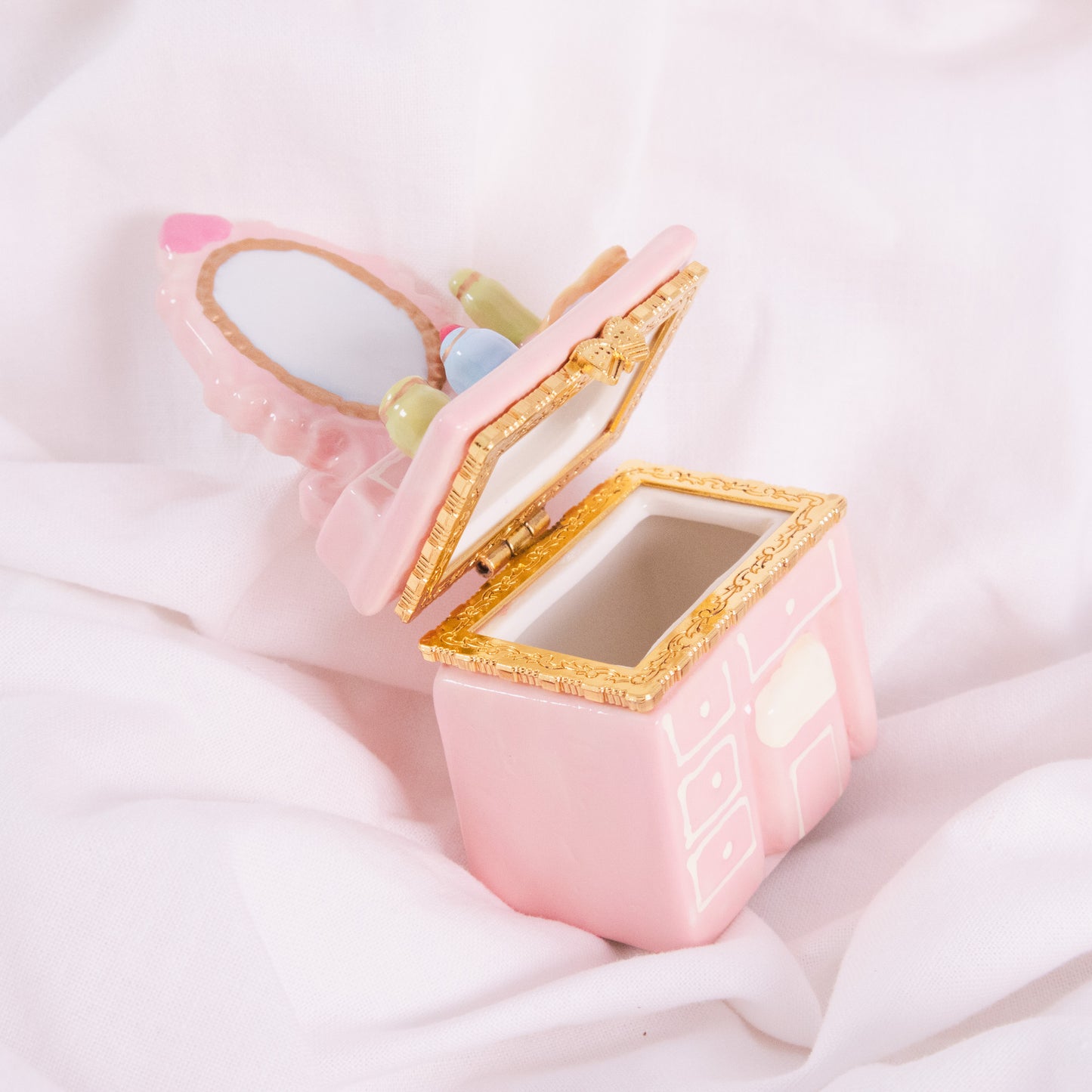 Pink Dresser Trinket Box