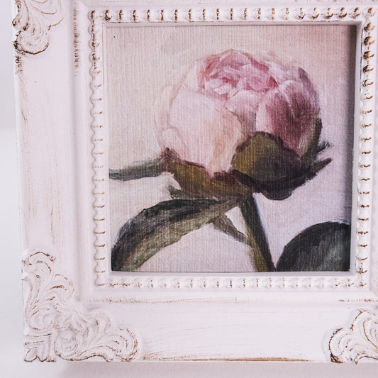A Simple Peony Mini Framed Art