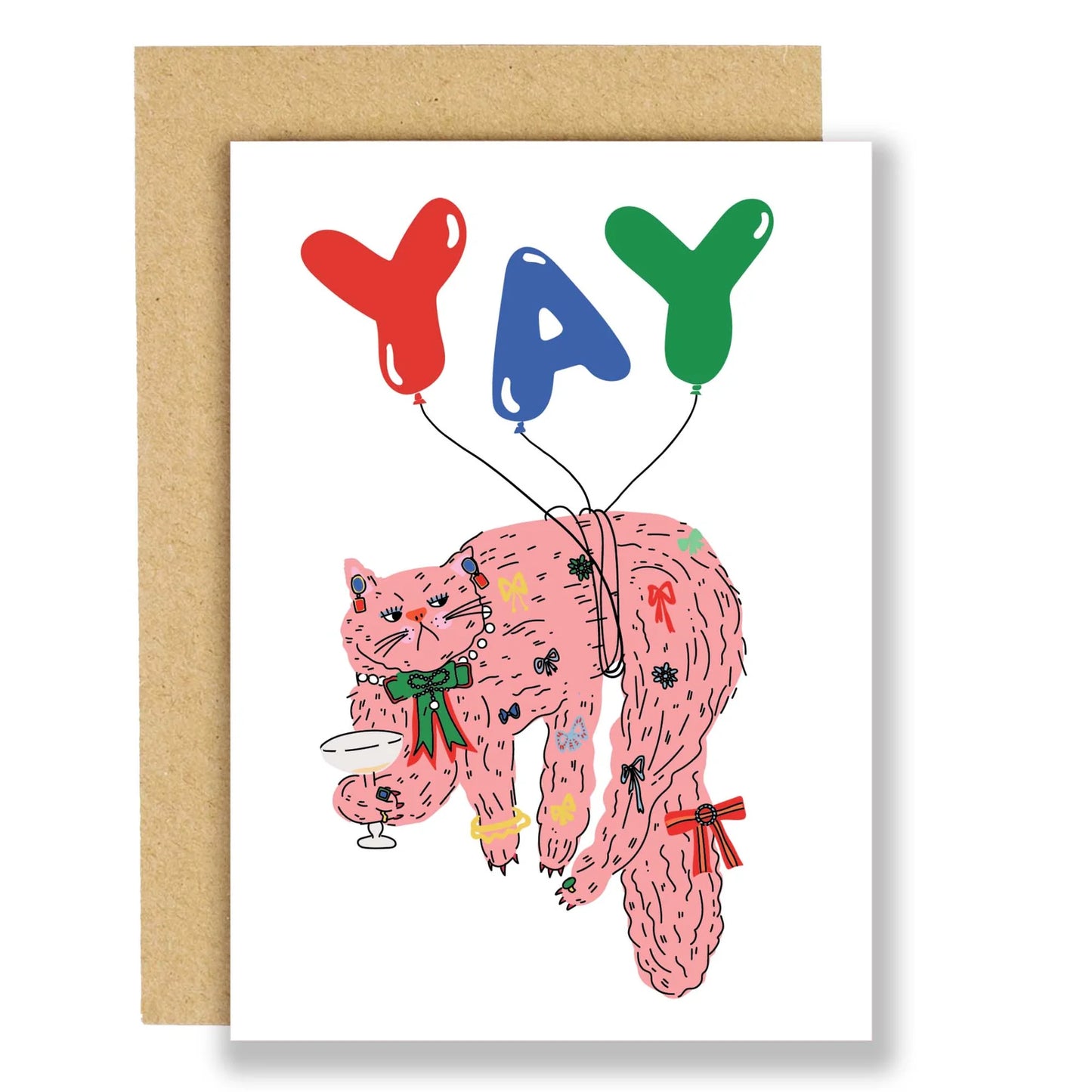 Grumpy Cat Yay Greeting Card