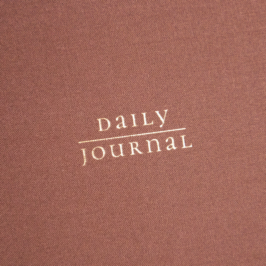 Brown Linen Daily Journal