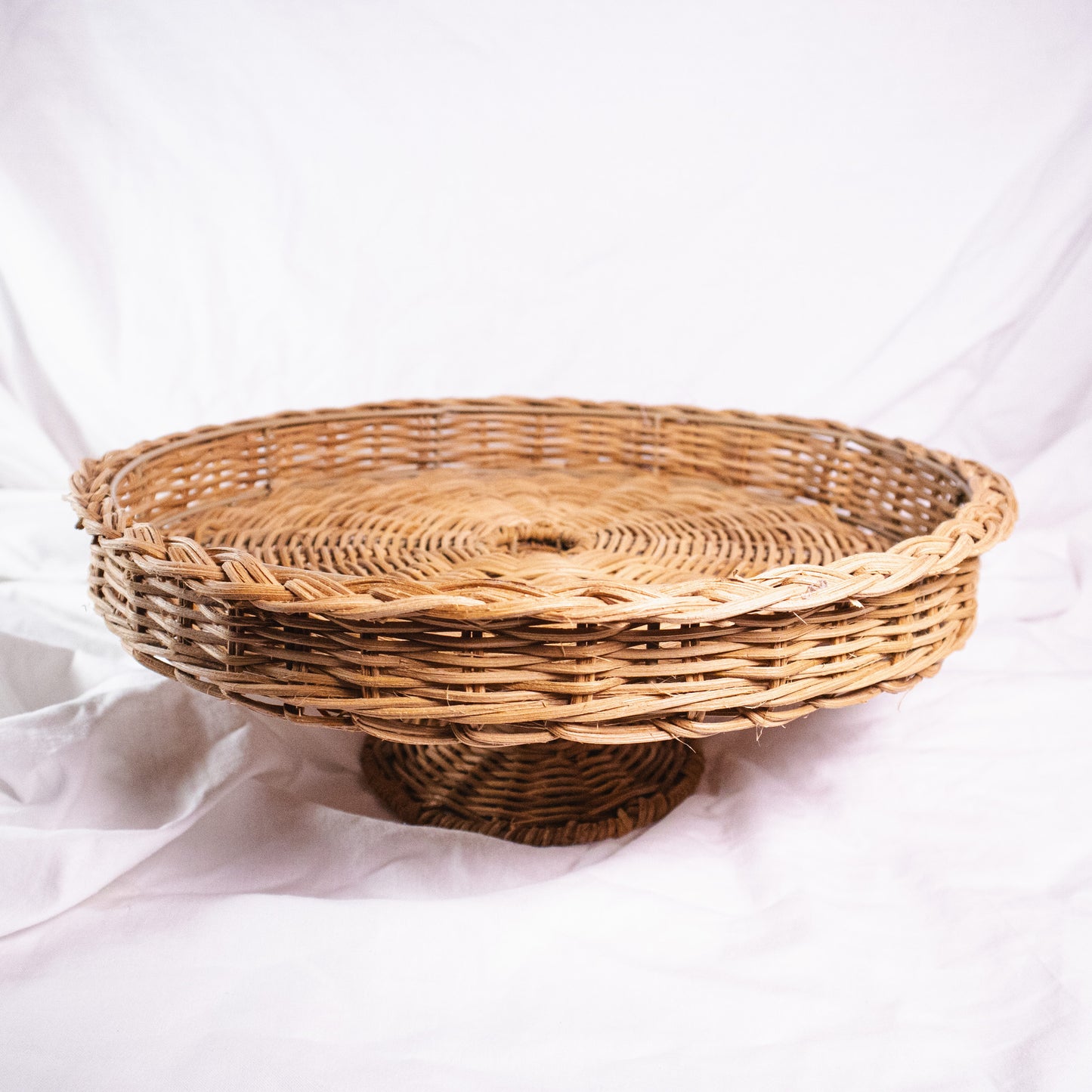Natural Woven Pedestal