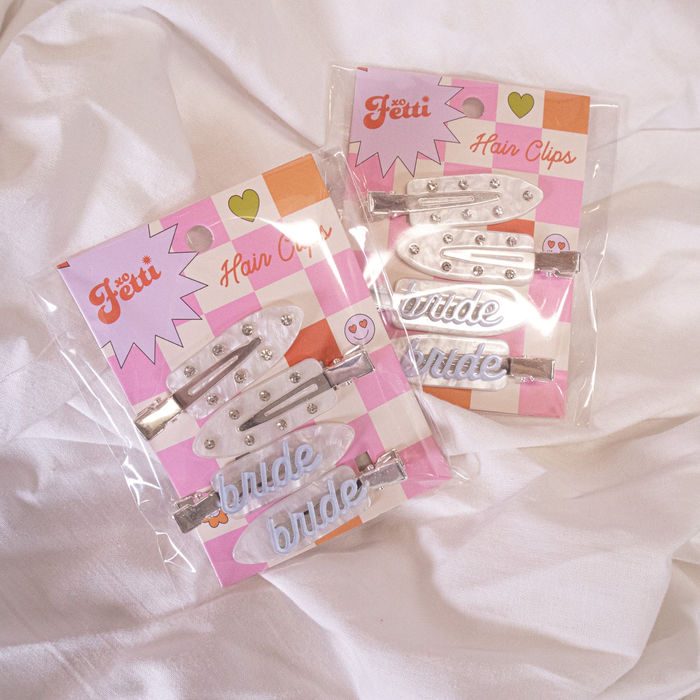 Bride GRWM Hair Clips