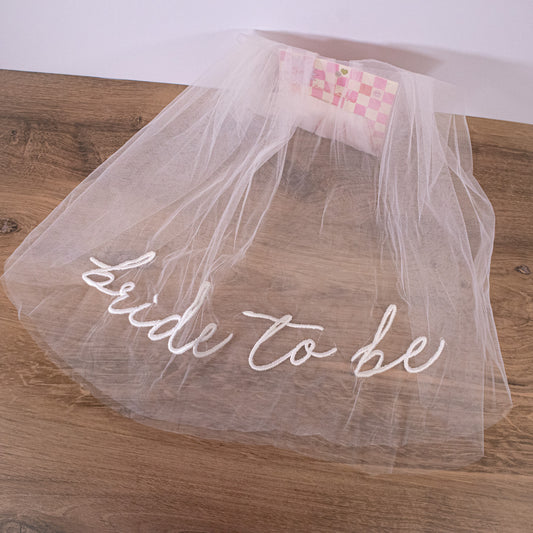 Bride To Be Party Veil
