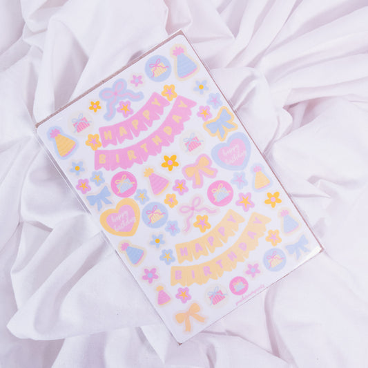 Birthday Girl Sticker Sheet