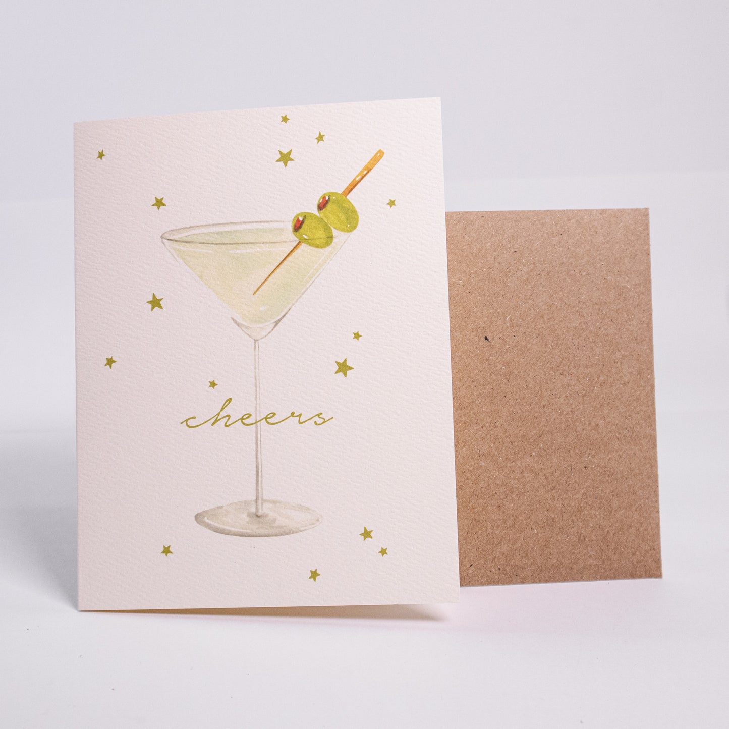 Martini Cheers Greeting Card