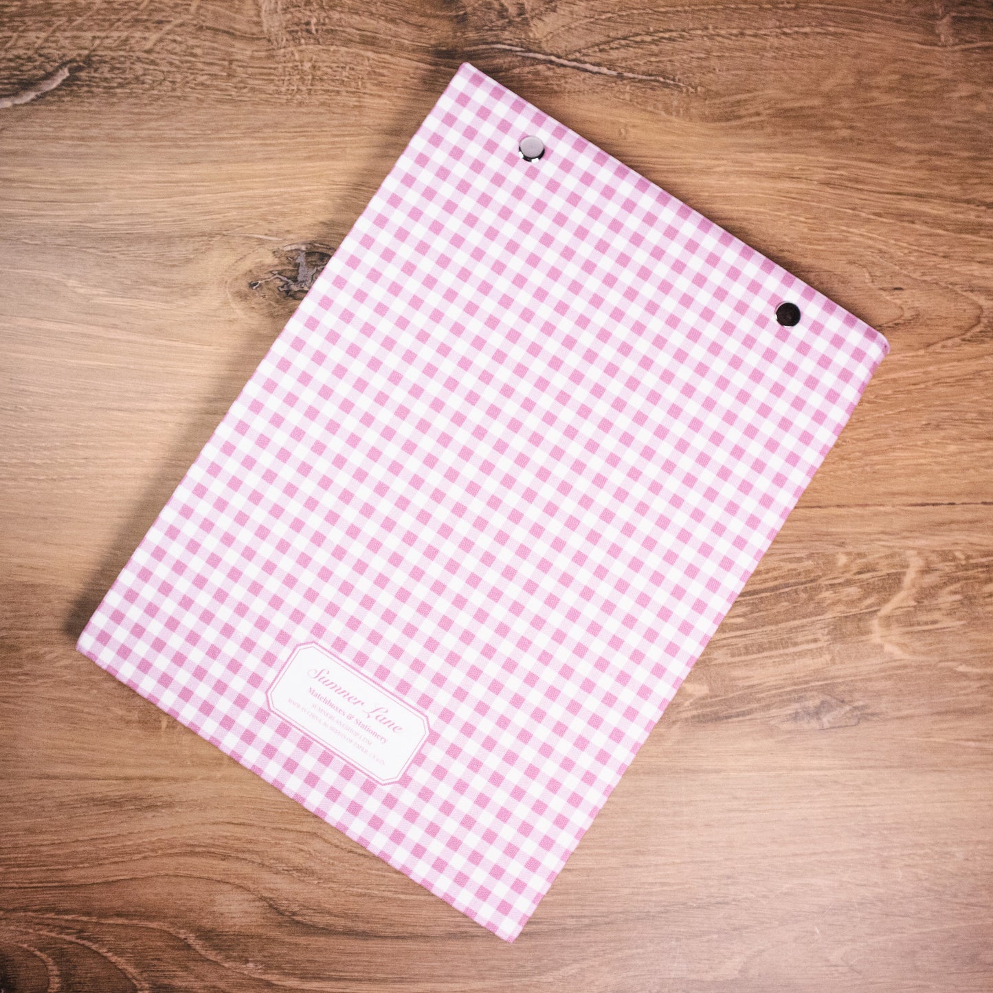 Gingham Daily Planner Notepad