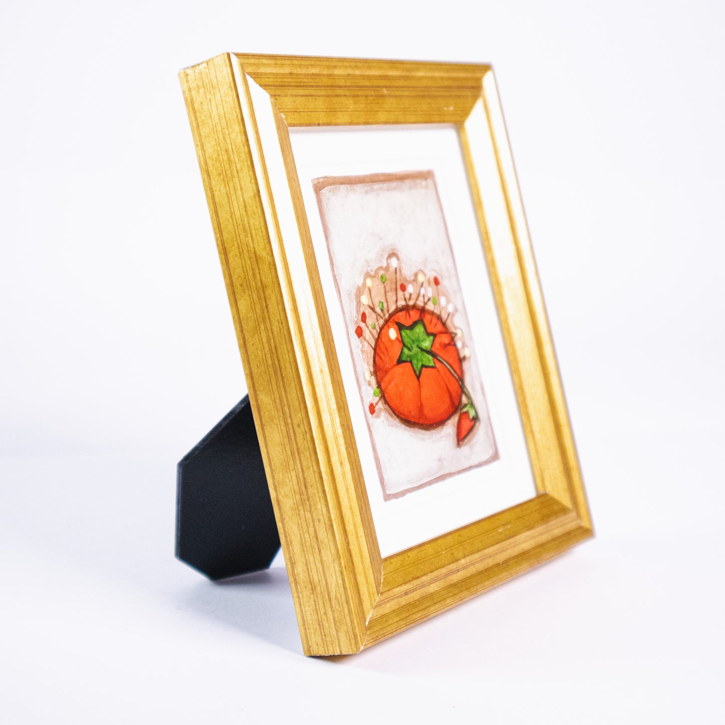 Tomato Pin Cushion Mini Framed Wall Art