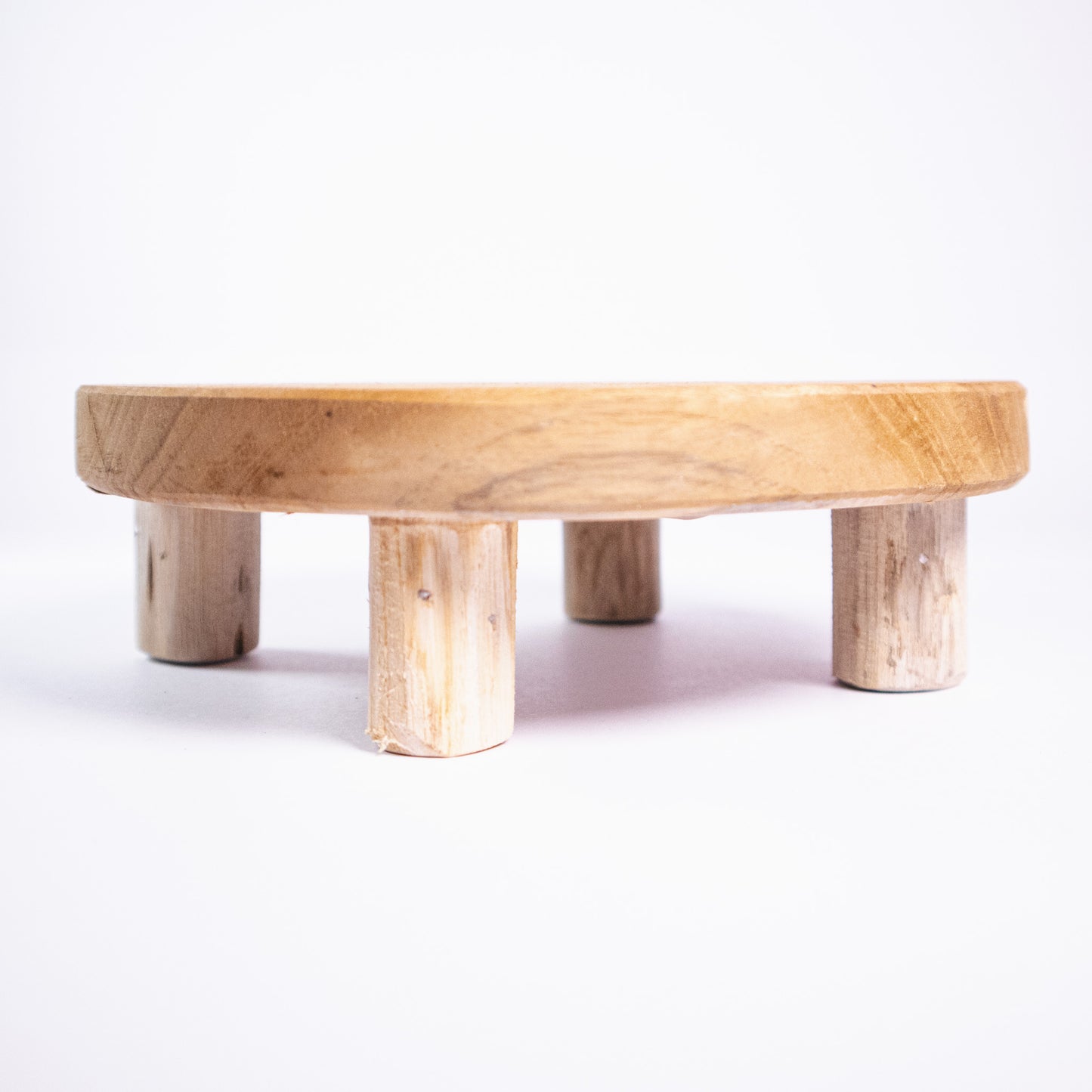Round Wood Stand