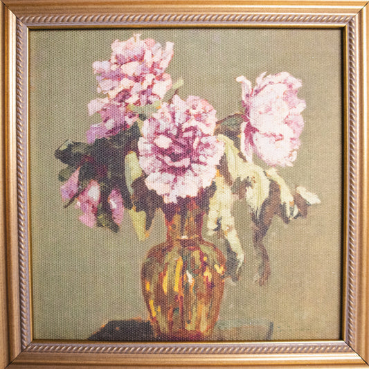 Pink Peonies Framed Wall Art