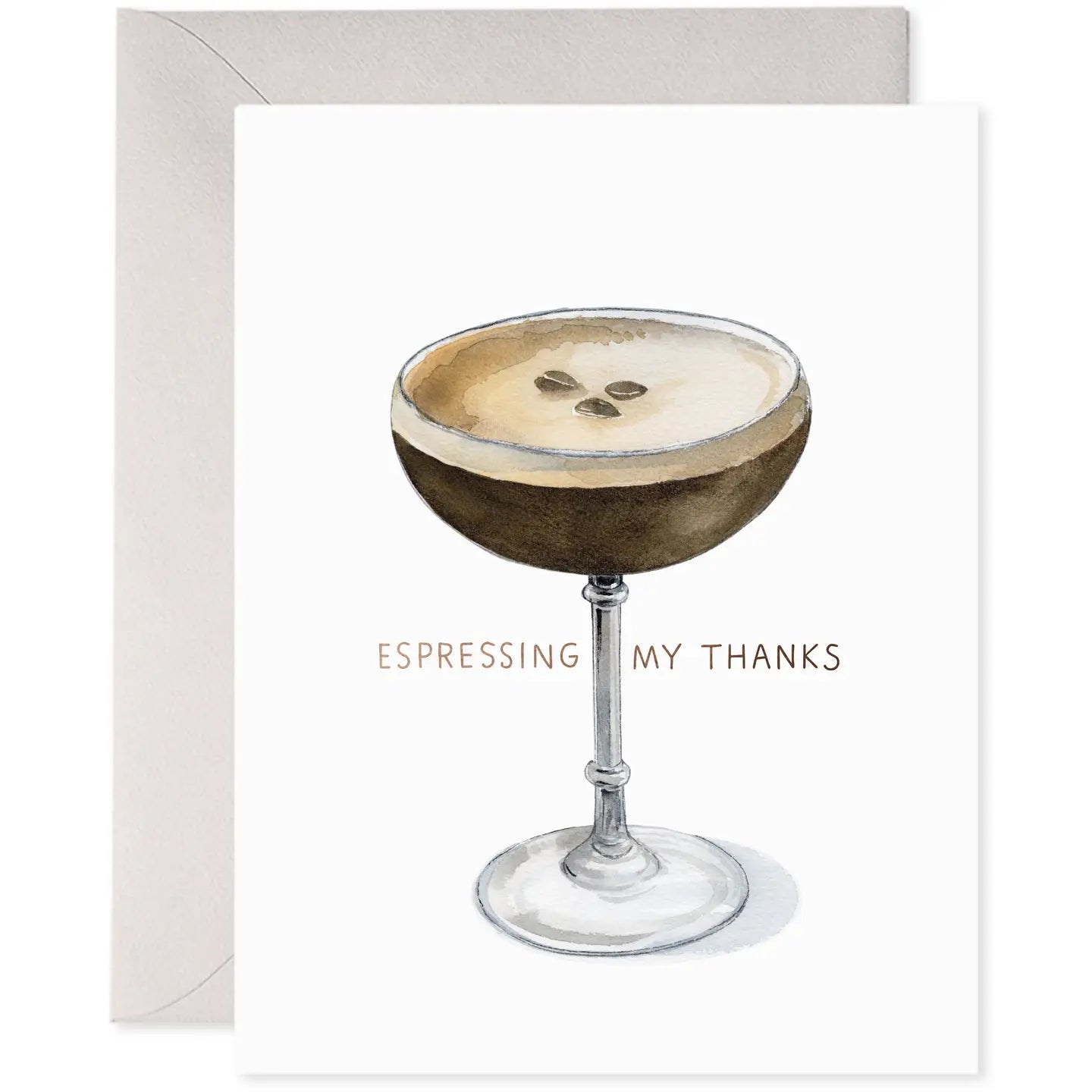 Espressing My Thanks Greeting Card