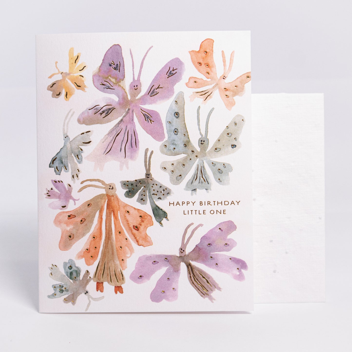 Little One Butterfly Birthday Greeting Card