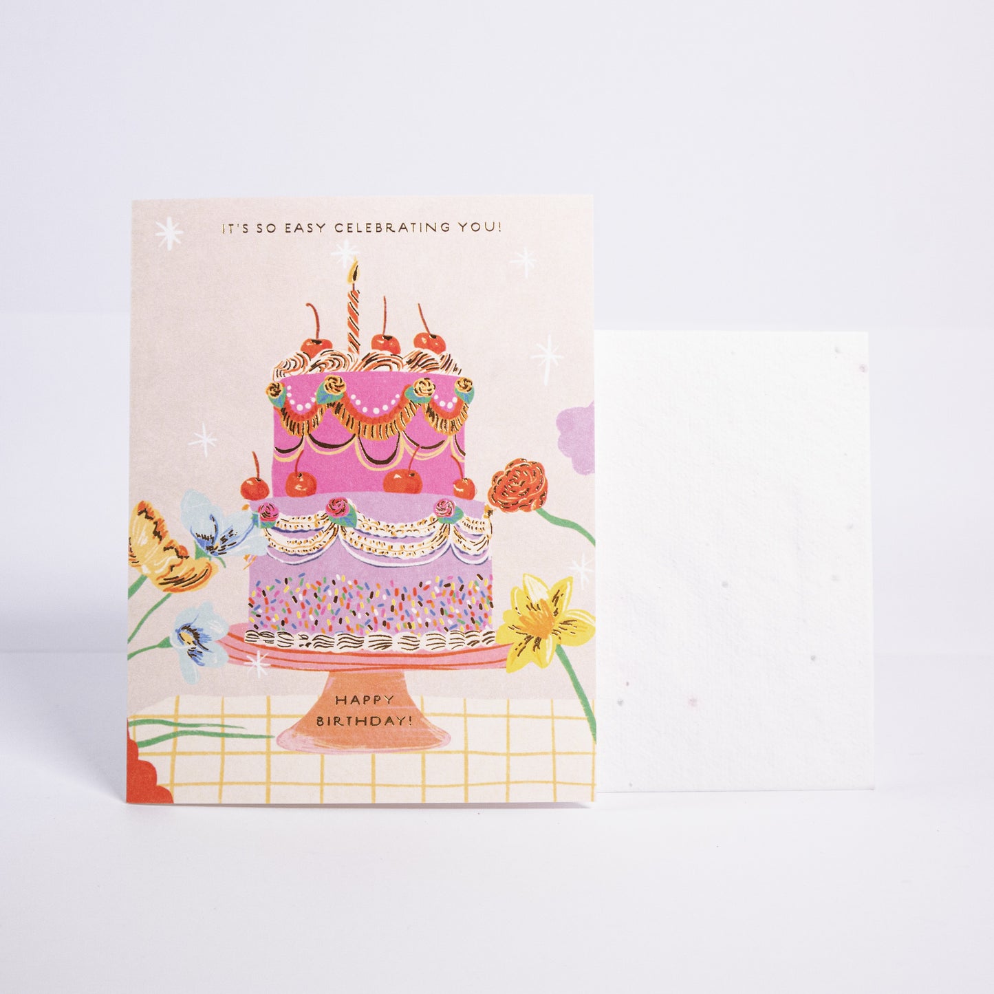 Easy Celebrating You Cake Birthday Greeting Card