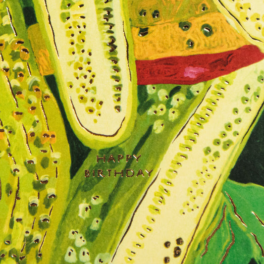 Pickle Birthday Greeting Card