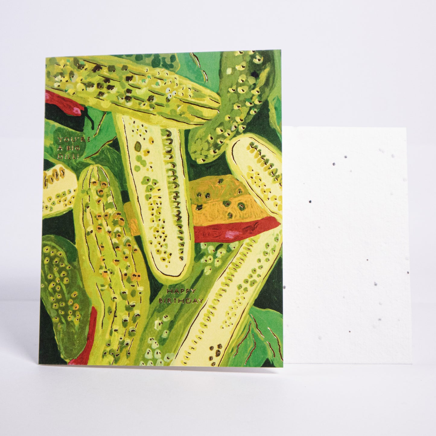 Pickle Birthday Greeting Card