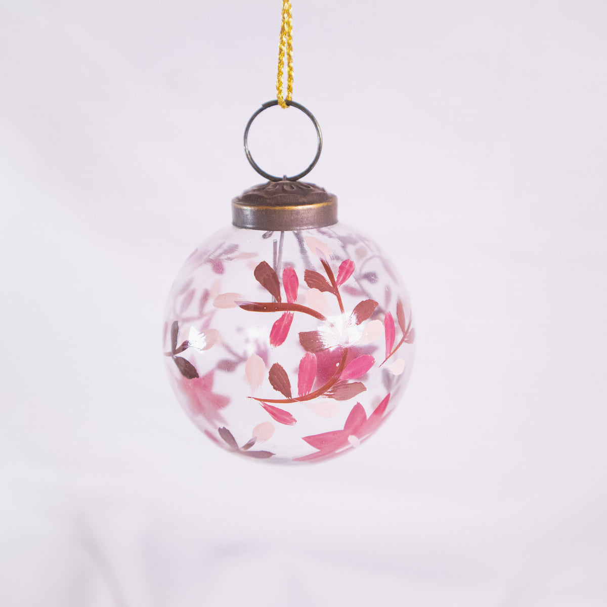 Poinsettia Botanical Ornament